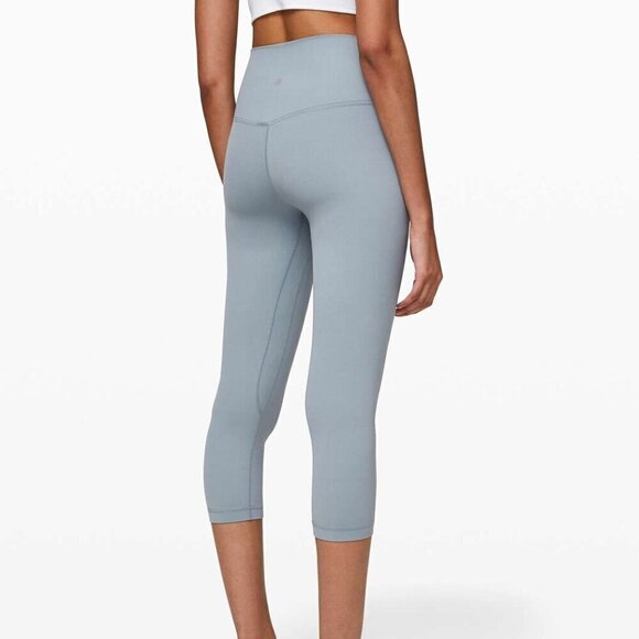 Lululemon Align crop 21” chambray super soft - Picture 1 of 7